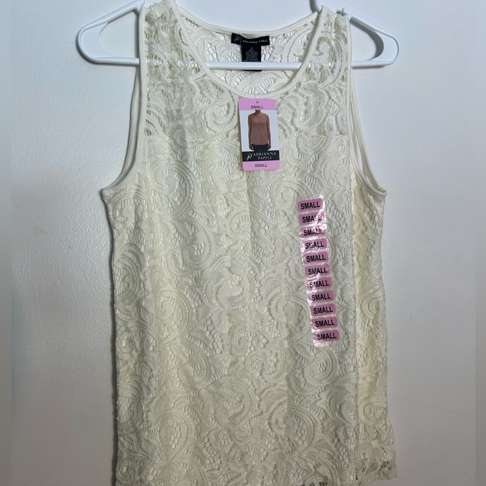 COPY - Lace front tank top  (Adrianna Papel)